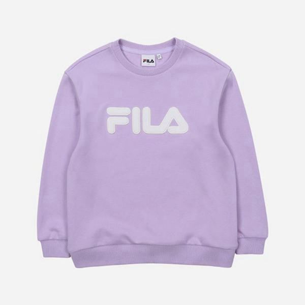 Moletons Fila Menina Roxo - Fila Stella Crew Neck L/S Portugal Lisboa,RWKT-71642